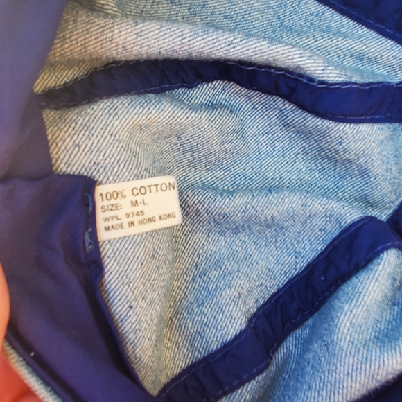 Vintage denim and suede newsboy hat - Picture 7 of 7